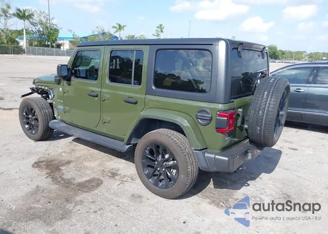 2021 Jeep Wrangler 4Xe Unlimited Sahara 4X4 from USA, damaged, VIN 1C4JJXP65MW824874